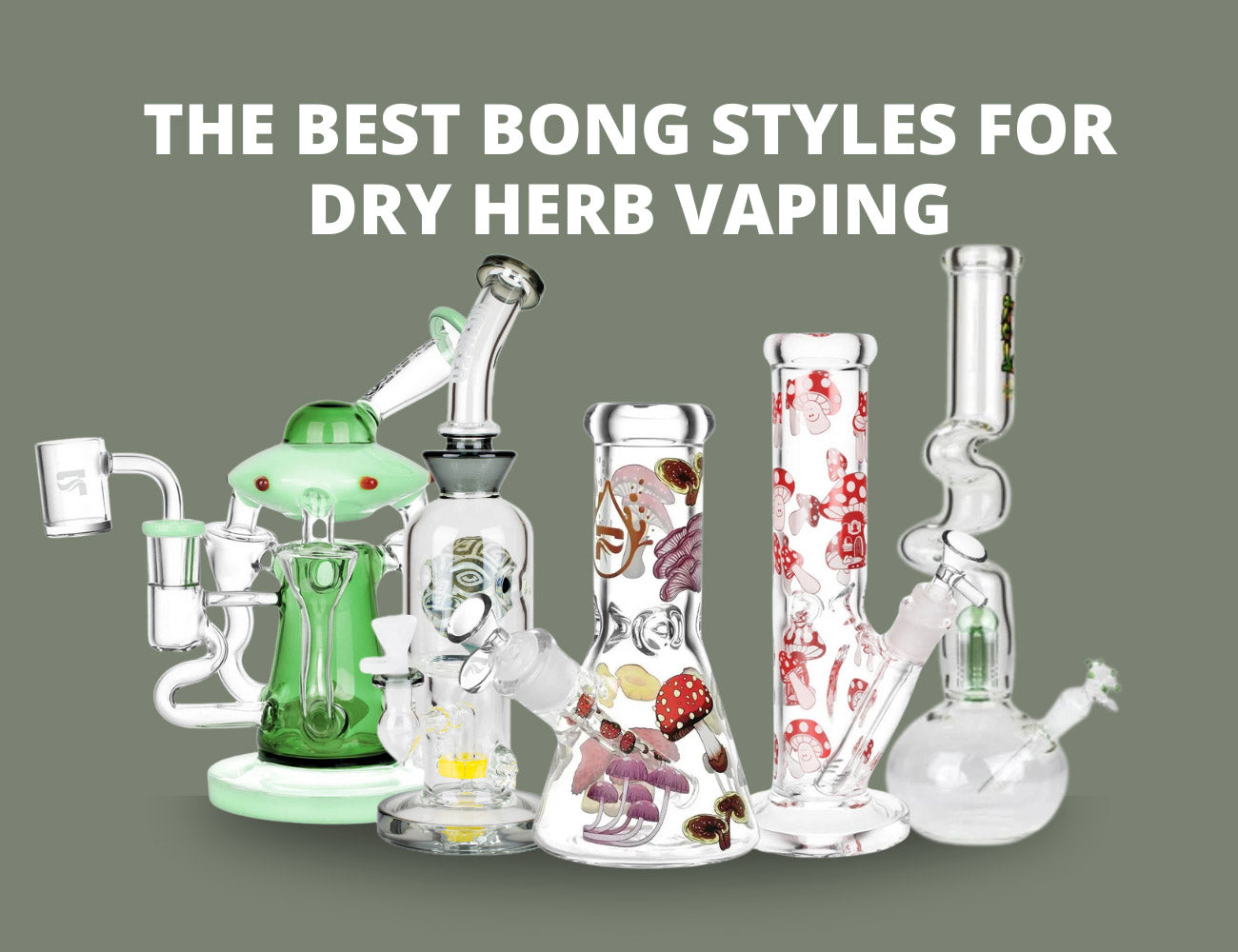 The Best Bong Styles for Dry Herb Vaping | PILOTDIARY