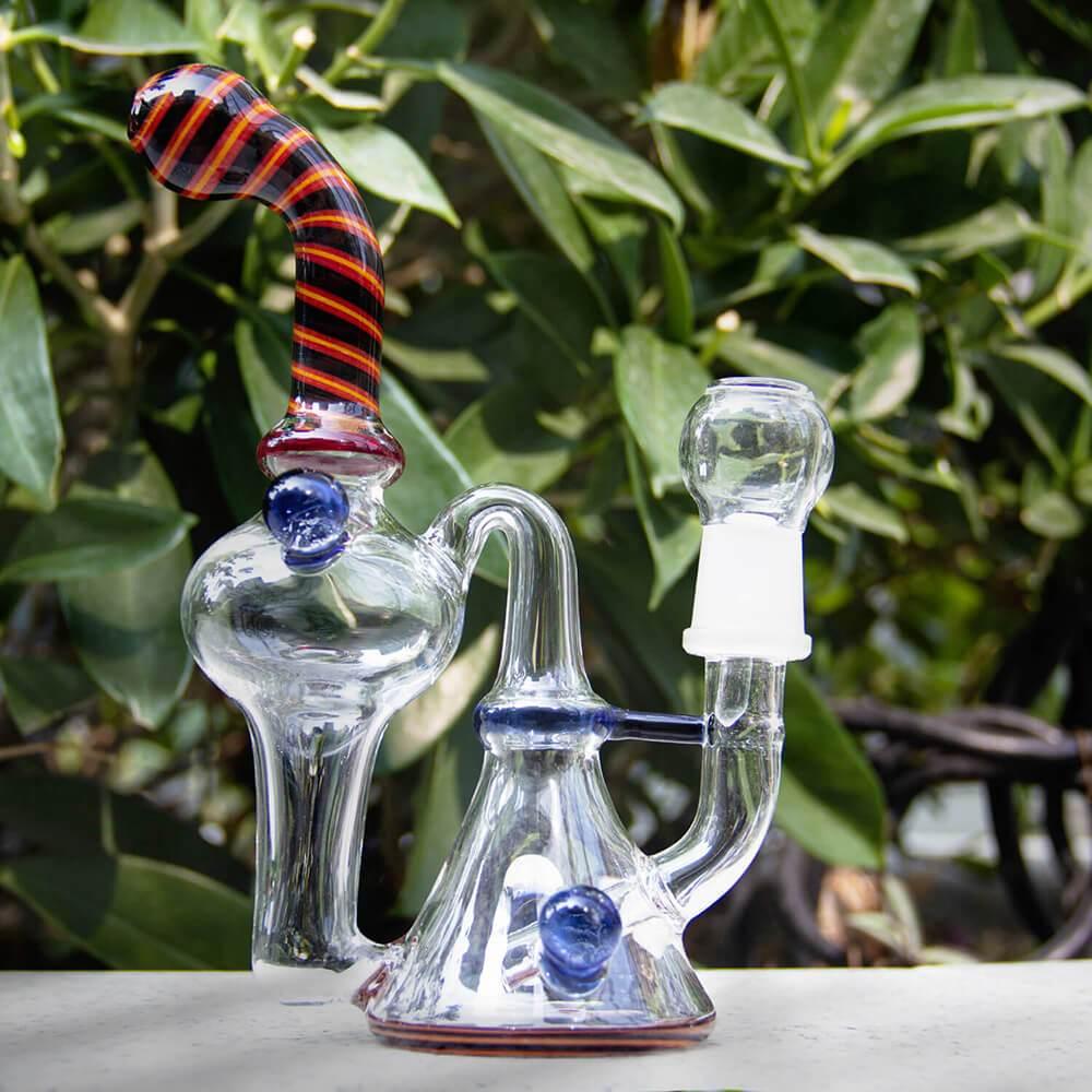 8 Inches Recycler Dab Rig - PILOT DIARY