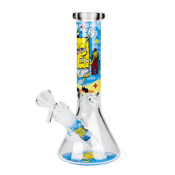 10 Inch Animated Bong – Colorful Cartoon Bong