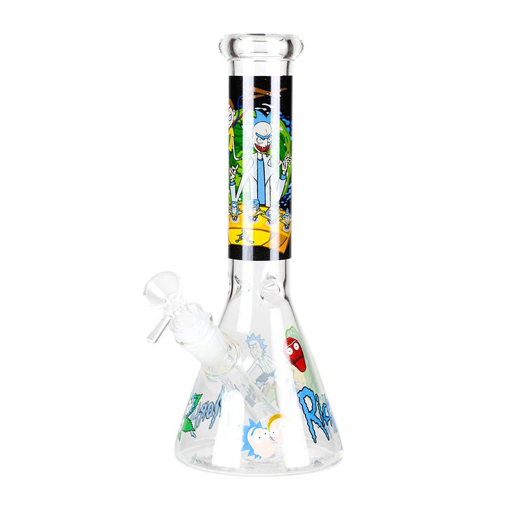 10" Cartoon Beaker Bong Glowing - pilotdiary