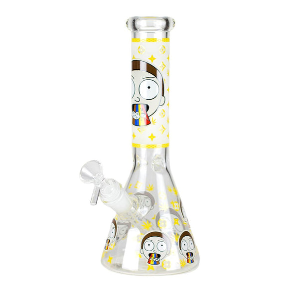 10" Cartoon Beaker Bong Glowing - pilotdiary