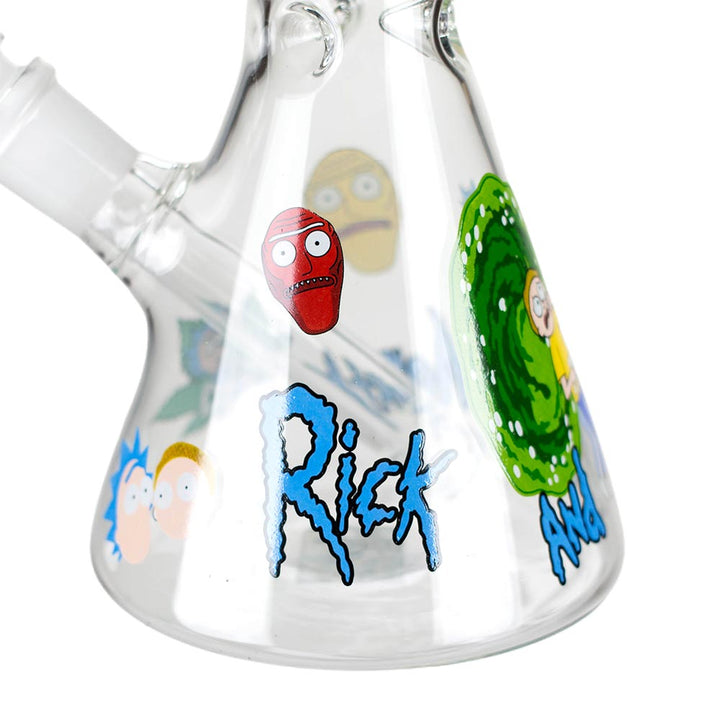 10" Cartoon Beaker Bong Glowing - pilotdiary