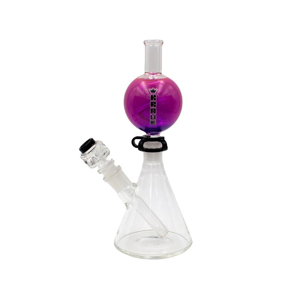 Krave 10" Glycerin Ball Neck Beaker Bong - PILOTDIARY