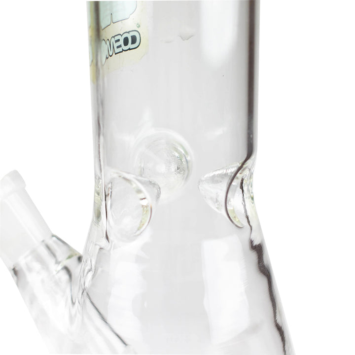 10" Clear Beaker Glass Bong ice catcher