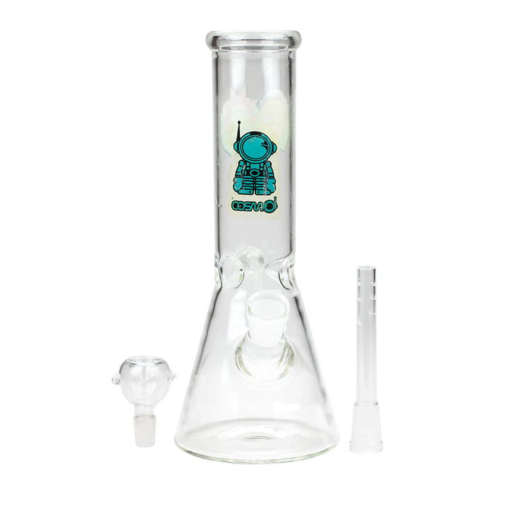 10" Clear Beaker Glass Bong Parts
