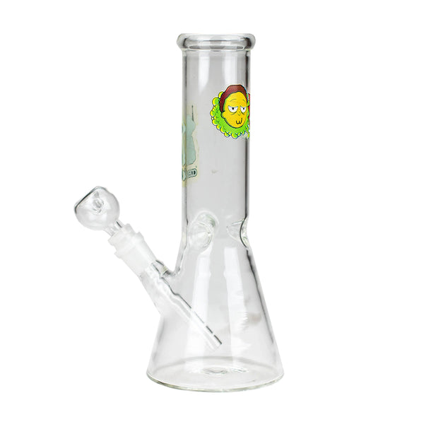 10" Clear Beaker Glass Bong Pilotdiary
