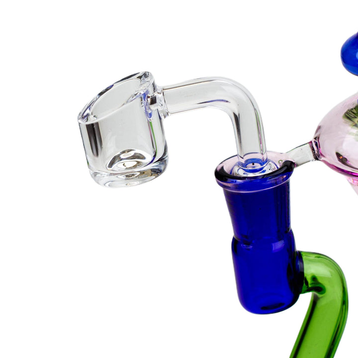 10" Glass 2-in-1 Recycling Dab Rig - pilotdiary