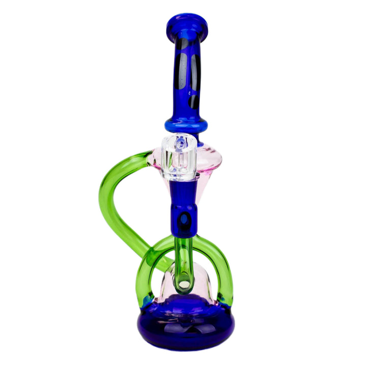 10" Glass 2-in-1 Recycling Dab Rig - pilotdiary