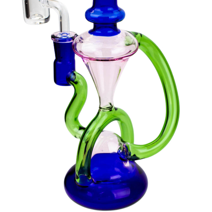 10" Glass 2-in-1 Recycling Dab Rig - pilotdiary