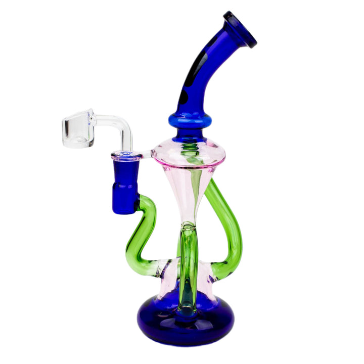 10" Glass 2-in-1 Recycling Dab Rig - pilotdiary