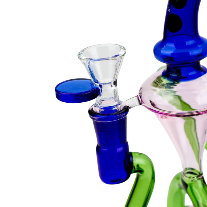 10" Glass 2-in-1 Recycling Dab Rig - pilotdiary