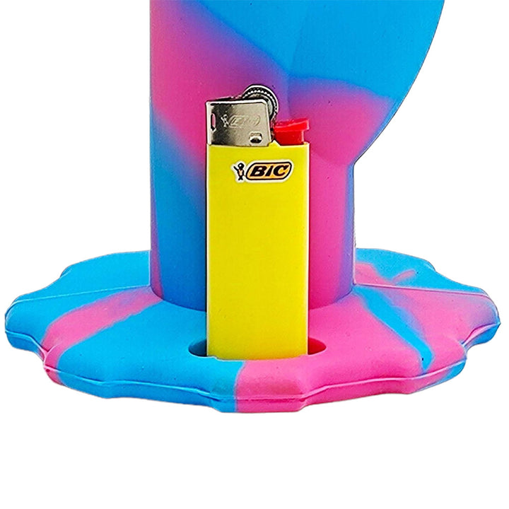 10 inch Silicone Straight Tube Bong - pilotdiary