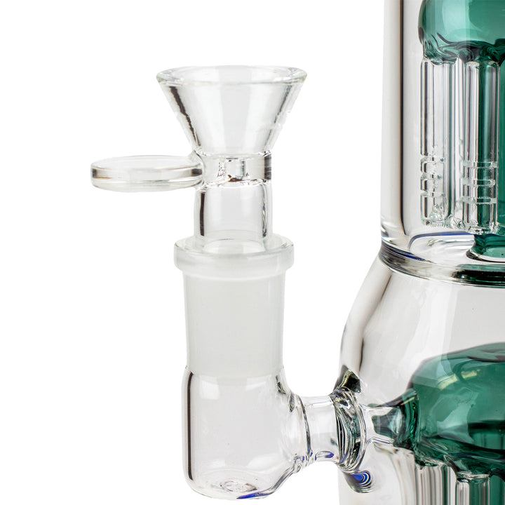 11" Infyniti Double Percolator Glass Bubbler PILOTDIARY