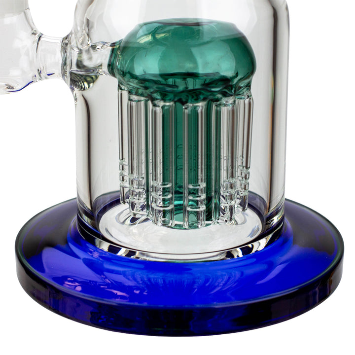 11" Infyniti Double Percolator Glass Bubbler PILOTDIARY