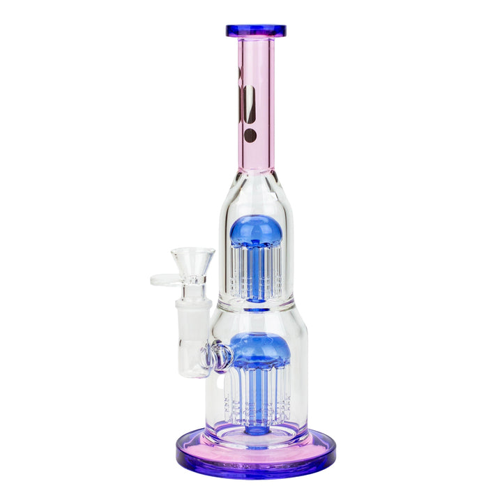 11" Infyniti Double Percolator Glass Bubbler PILOTDIARY
