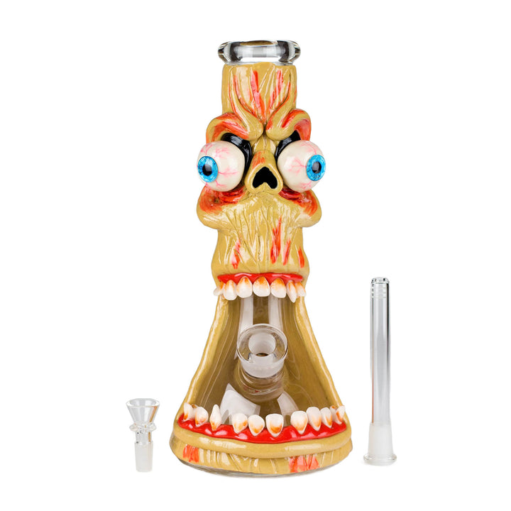 12” 9mm Monster Zombie Glass Bong - PILOTDIARY