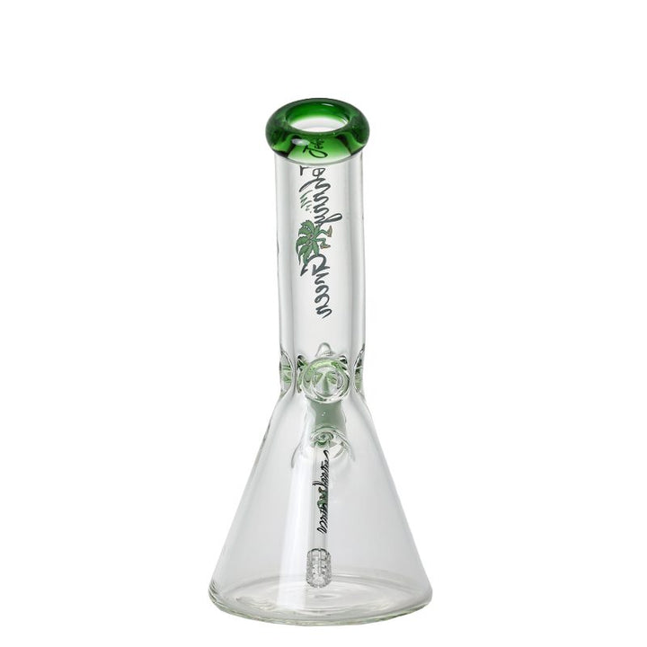 12″ 9mm Bent Neck Beaker Bong Front