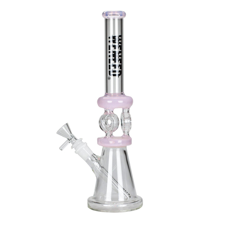 13 Inch Gem Perc Beaker Bong Pink