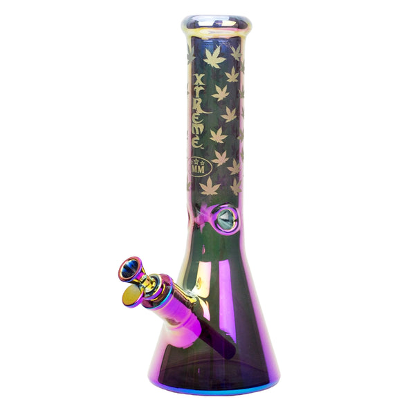13" XTREME Electroplated Glass Beaker Bong