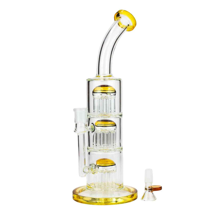 13" Triple Tree Perc Bong - PILOTDIARY