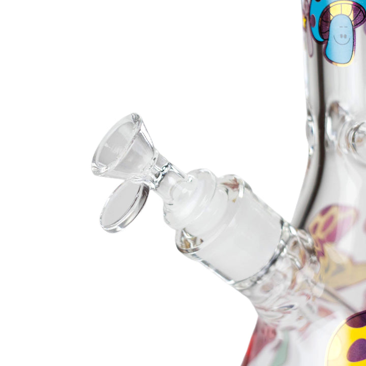 14 inch glass mushroom bong matching bowl