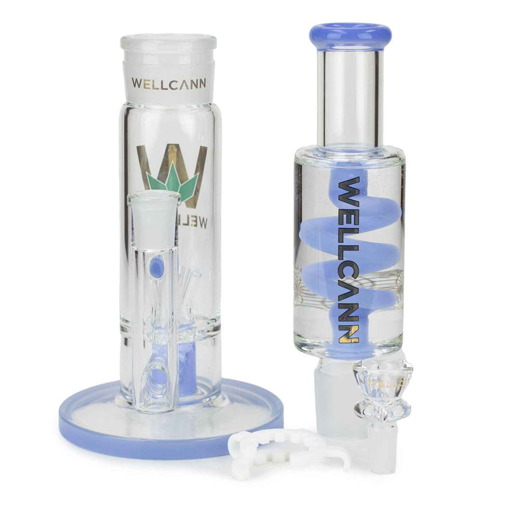 14.5" Glycerin Detachable Bong with Ratchet Perc - PILOTDIARY