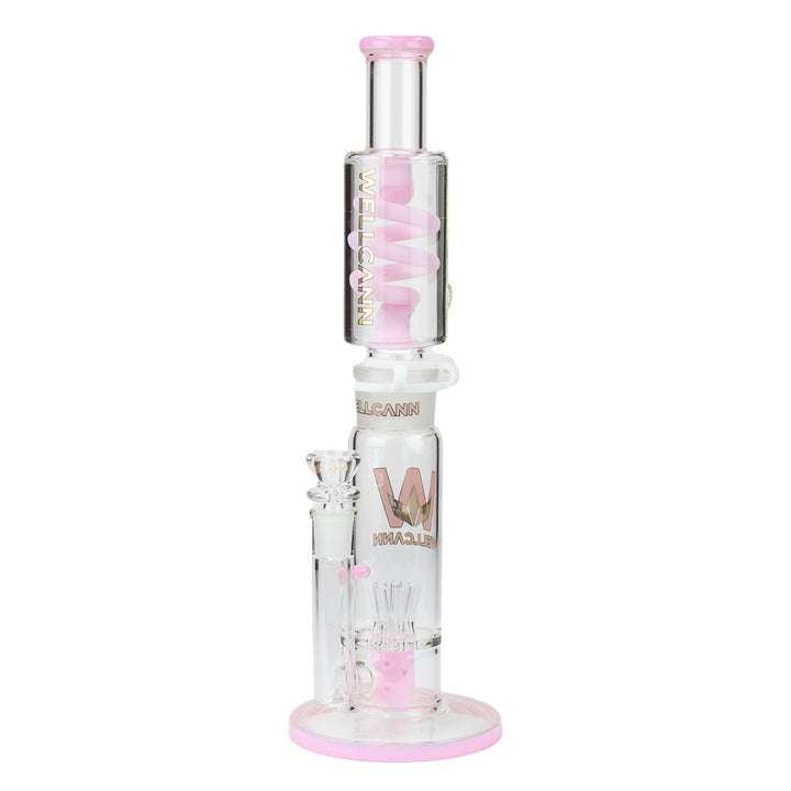 14.5" Glycerin Detachable Bong with Ratchet Perc - PILOTDIARY