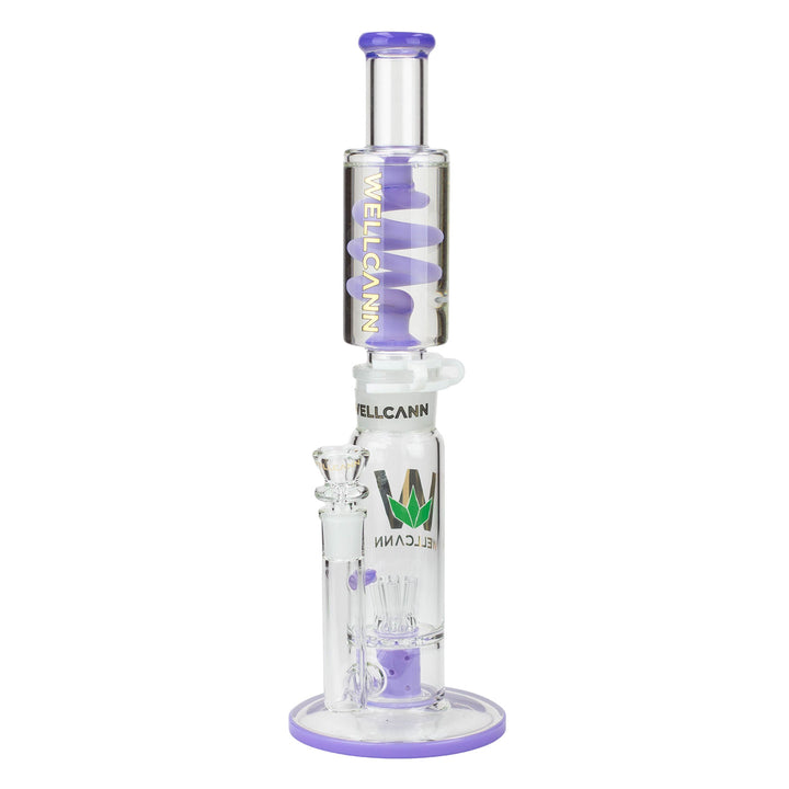 14.5" Glycerin Detachable Bong with Ratchet Perc - PILOTDIARY