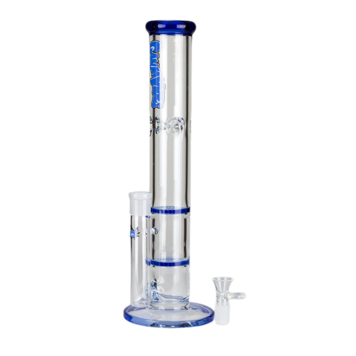 14-Inch Honeycomb Glass Bong with Two Disk Percolators - pilotdiary