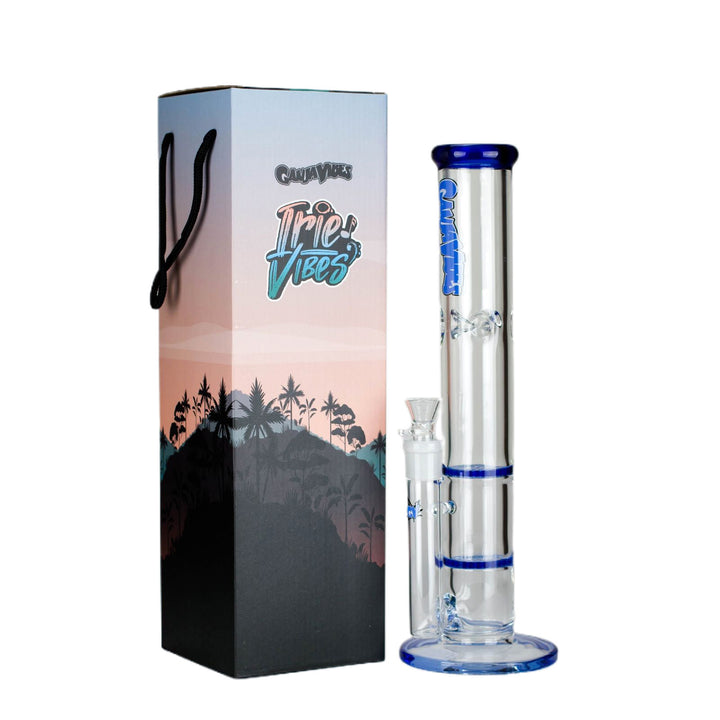 14-Inch Honeycomb Glass Bong with Two Disk Percolators - pilotdiary