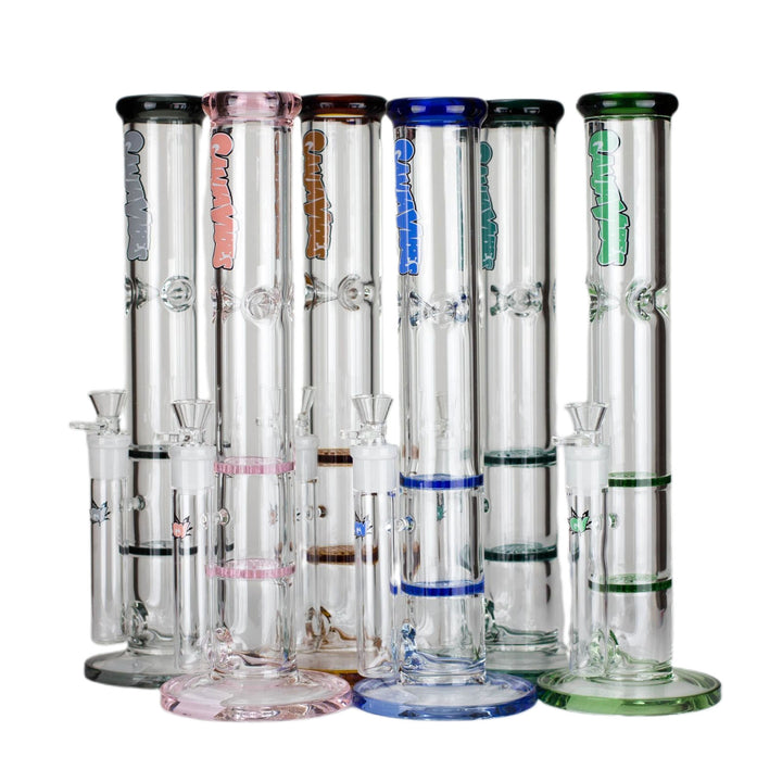 14-Inch Honeycomb Glass Bong with Two Disk Percolators - pilotdiary
