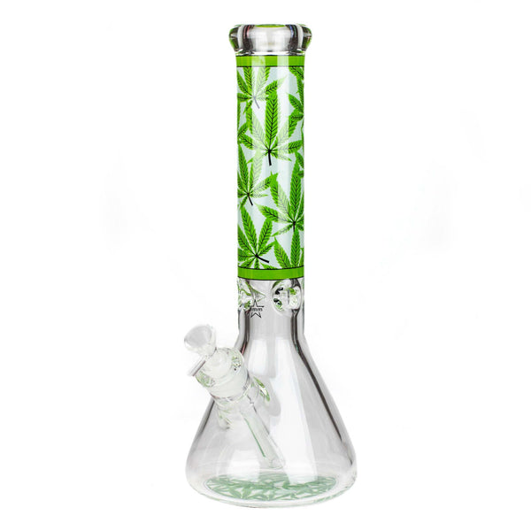 14" Hemp Weed 9mm Glass Bong