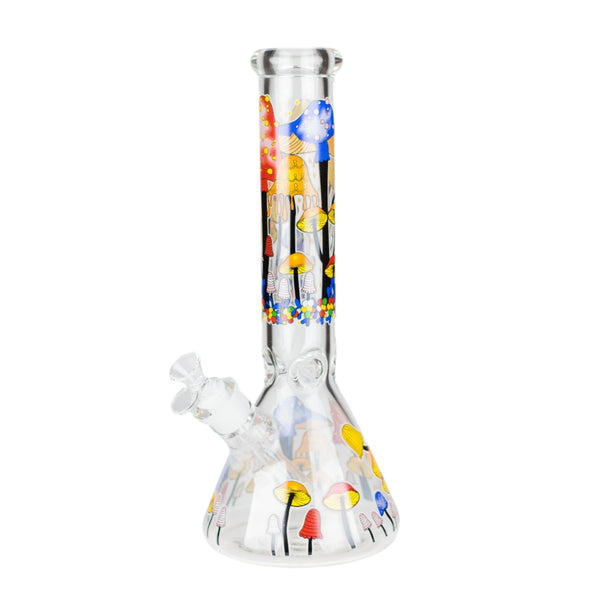 14" Magic Mushroom Glass Bong - pilotdiary