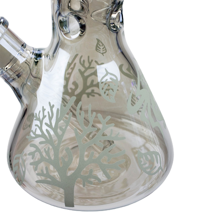 14" XTREME Electroplated Glow Bong with Tree of Life Design - PILOTDIARY