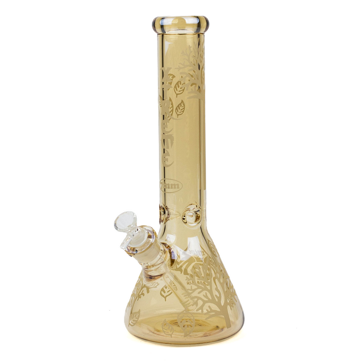 14" XTREME Electroplated Glow Bong with Tree of Life Design - PILOTDIARY