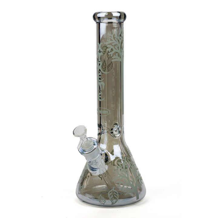 14" XTREME Electroplated Glow Bong with Tree of Life Design - PILOTDIARY