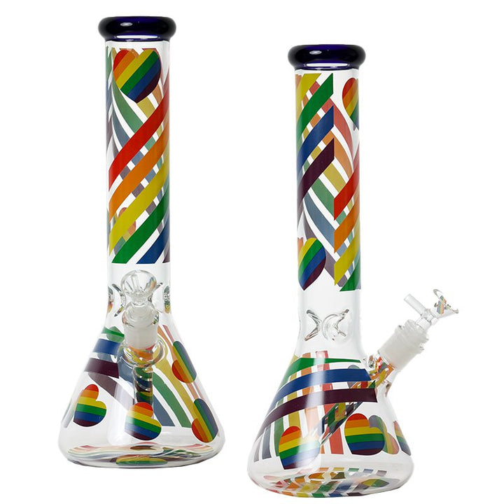 14 inch Thick Glass Beaker Bong