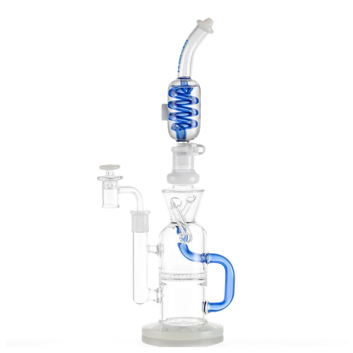 14mm Glycerin Coil Recycler Dab Rig