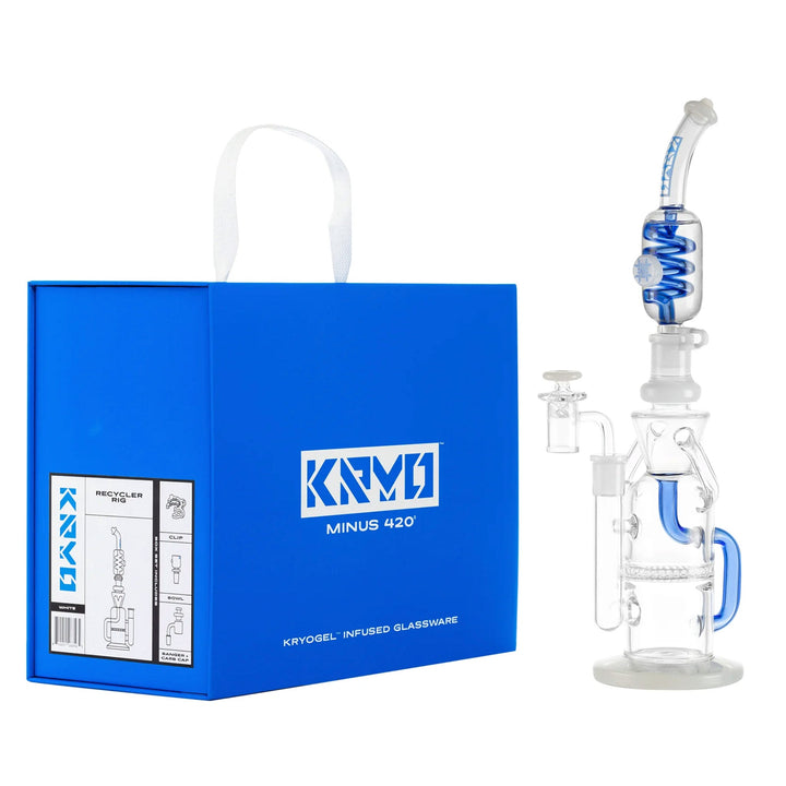 Packaging of 14mm Glycerin Coil Recycler Dab Rig