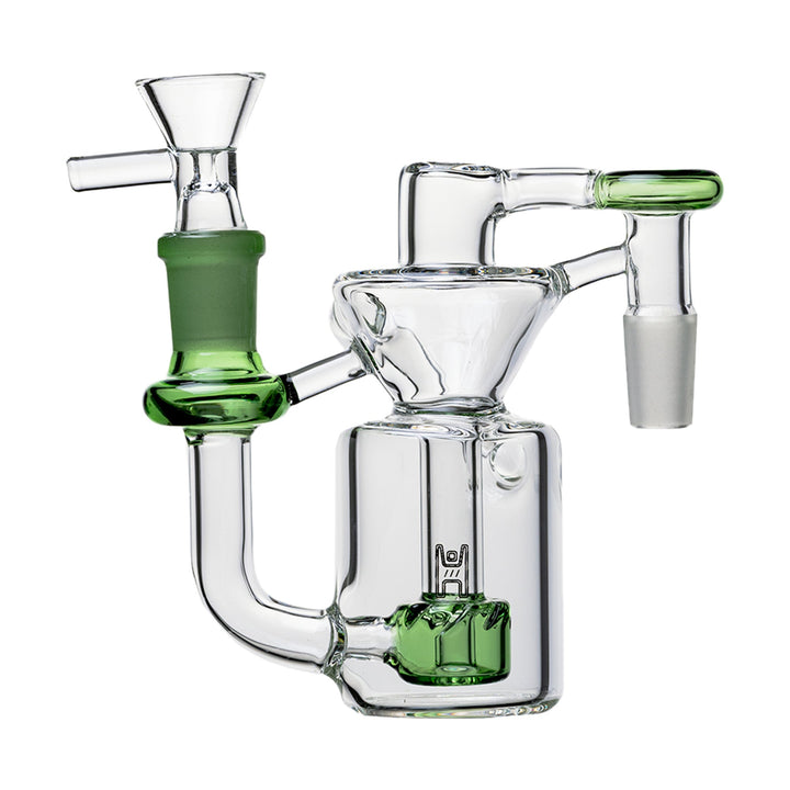 14mm Recycler Ash Catcher, Green