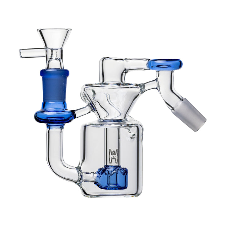 14mm Recycler Ash Catcher, Light Blue, 45¡ã joint