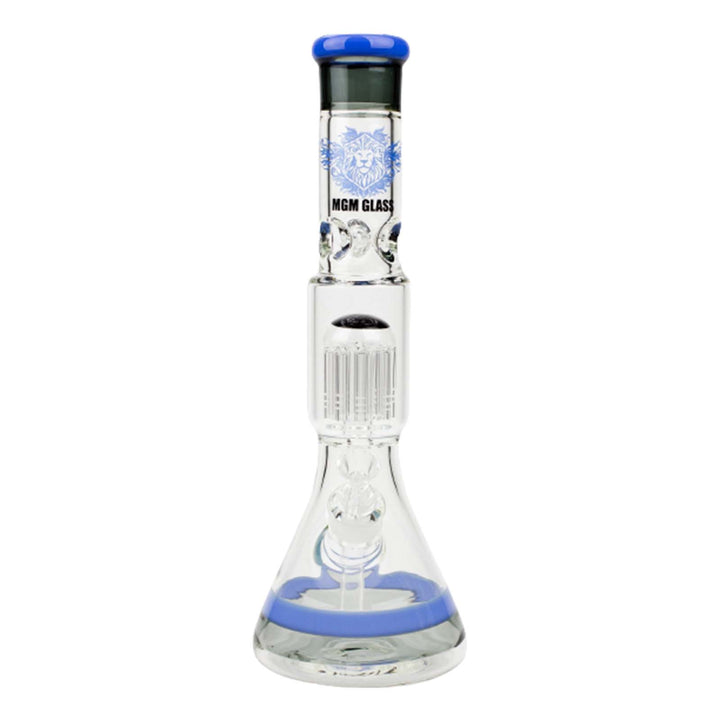 16"  Single Tree Arm Glass Water Bong