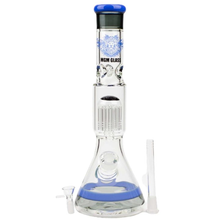 16"  Single Tree Arm Glass Water Bong