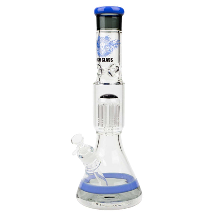 16"  Single Tree Arm Glass Water Bong