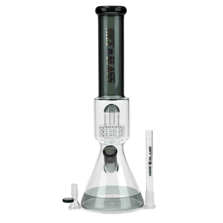 16" Large Stereo Matrix Perc Bong - PILOTDIARY