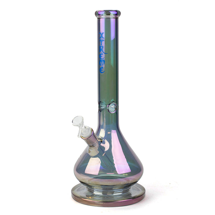16" XTREME Electroplated Iridescent Glass Bong - PILOTDIARY