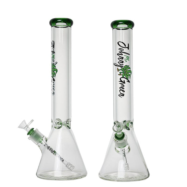 16" 9mm Beaker Water Pipe with Grid Percolator Slide details