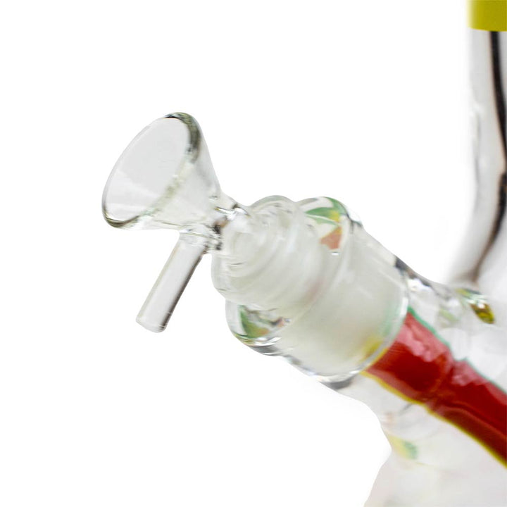 17.5" Rasta Man Beaker Glass Bong - PILOTDIARY