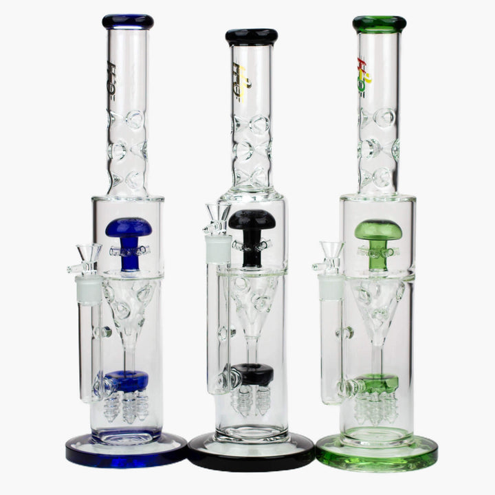 17" H2O Funnel Glass Water Bong 