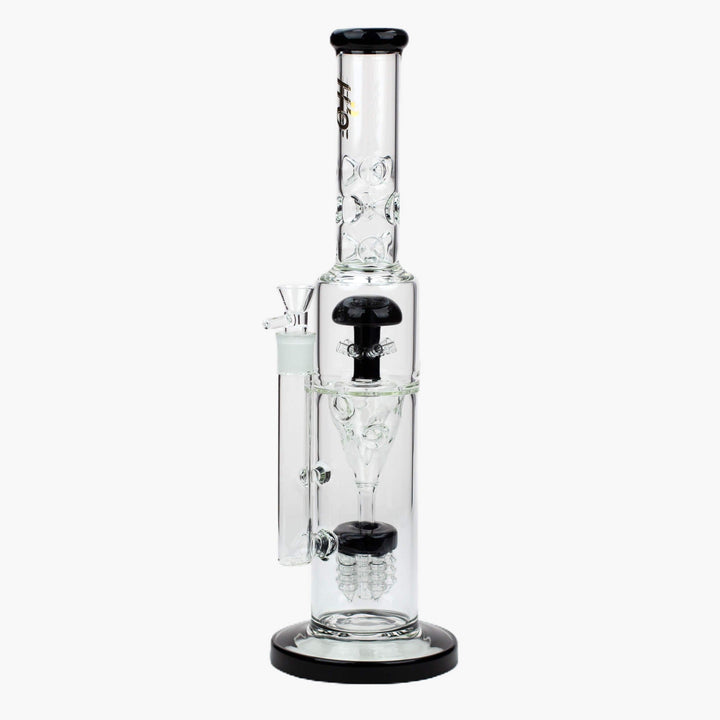 17" H2O Funnel Glass Water Bong